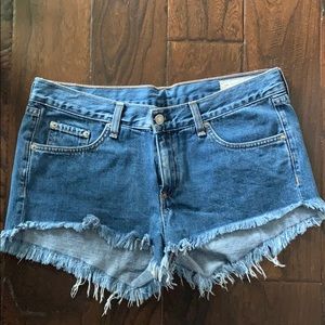 Rag & Bone cutoff shorts 27 mason wash